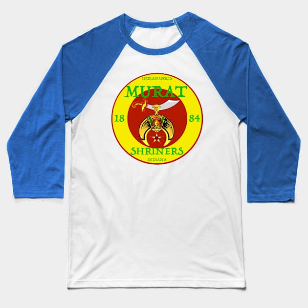 Murat Shriners, est. 1884 Baseball T-Shirt by EssexArt_ABC